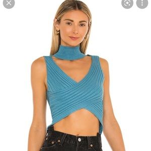 Blue Superdown top